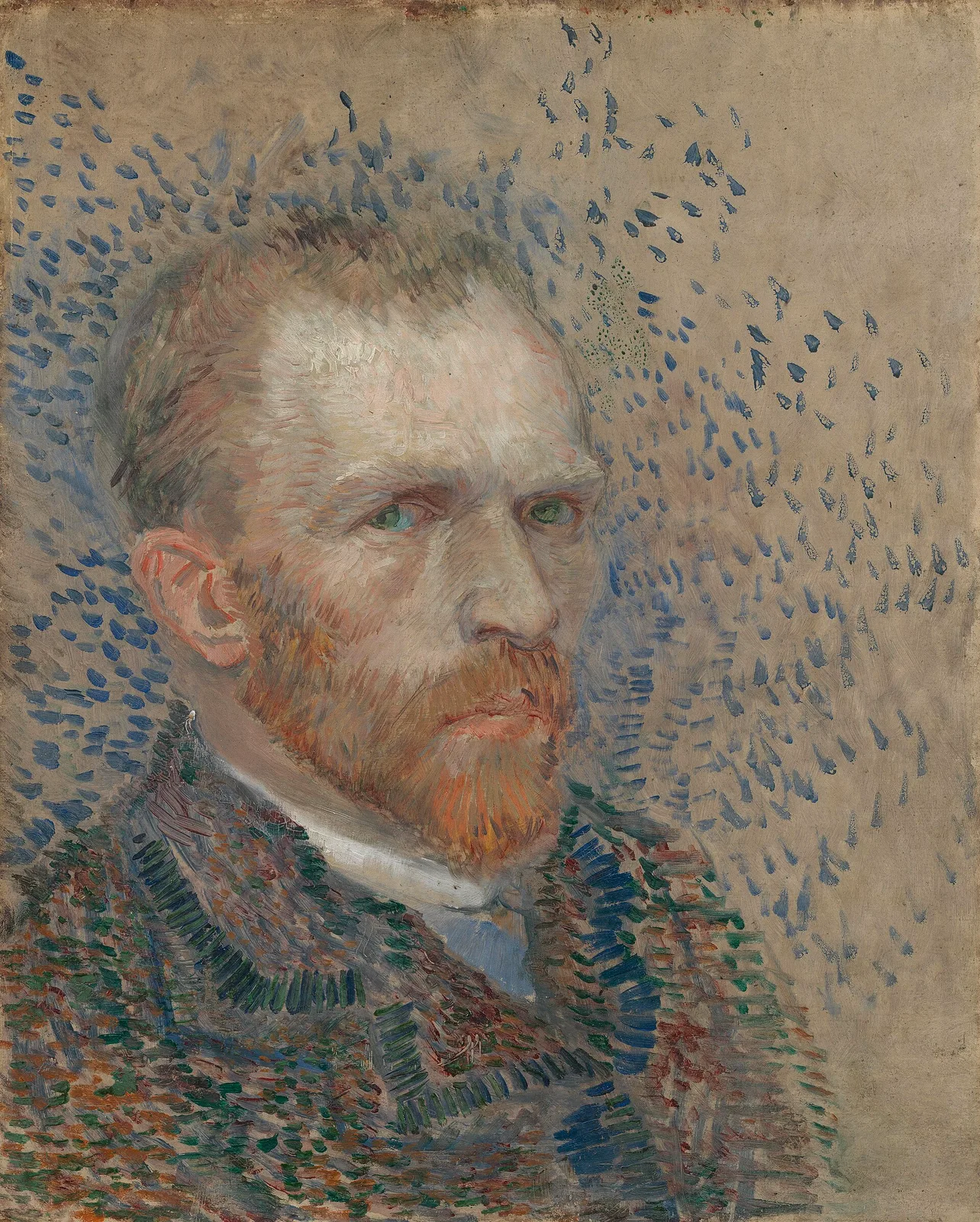 Self portrait: three quarters to the right
