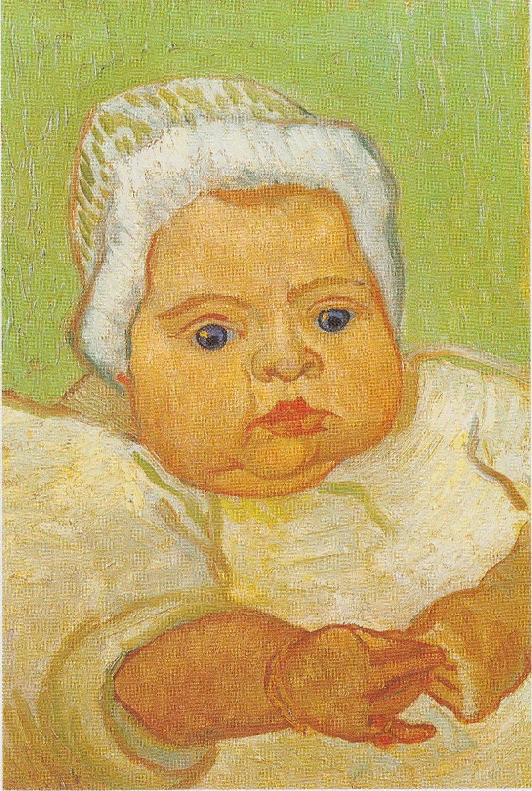 The baby Marcelle Roulin