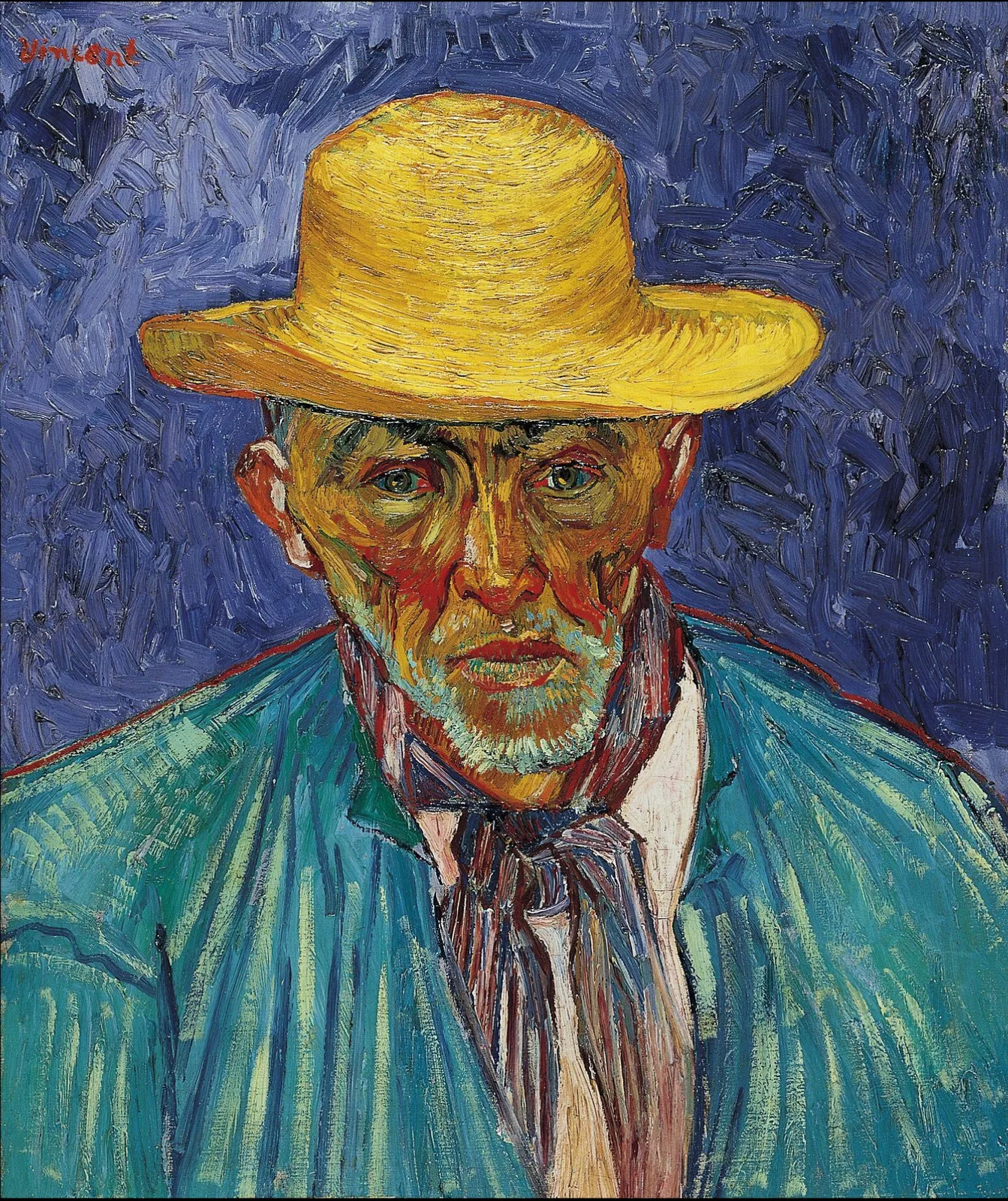 Portrait of Patience Escalier, shepherd in the Provence