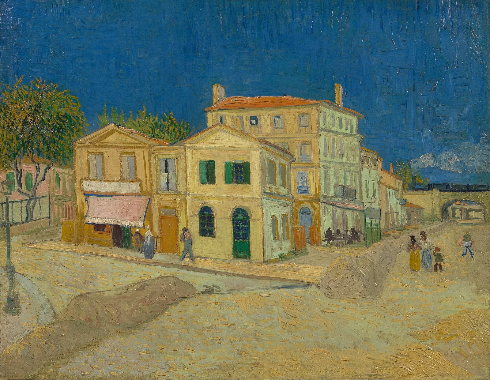 Vincent's house on the Place Lamartine, Arles
