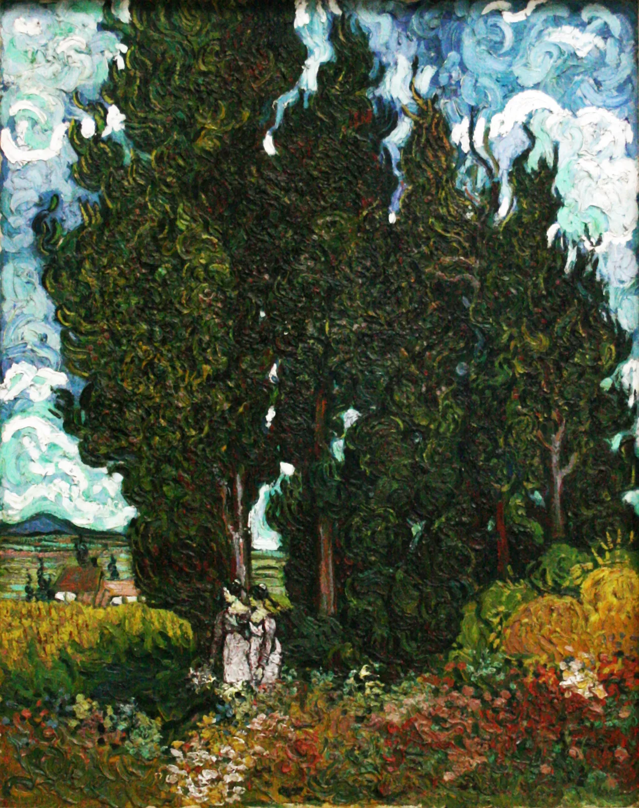 The cypresses
