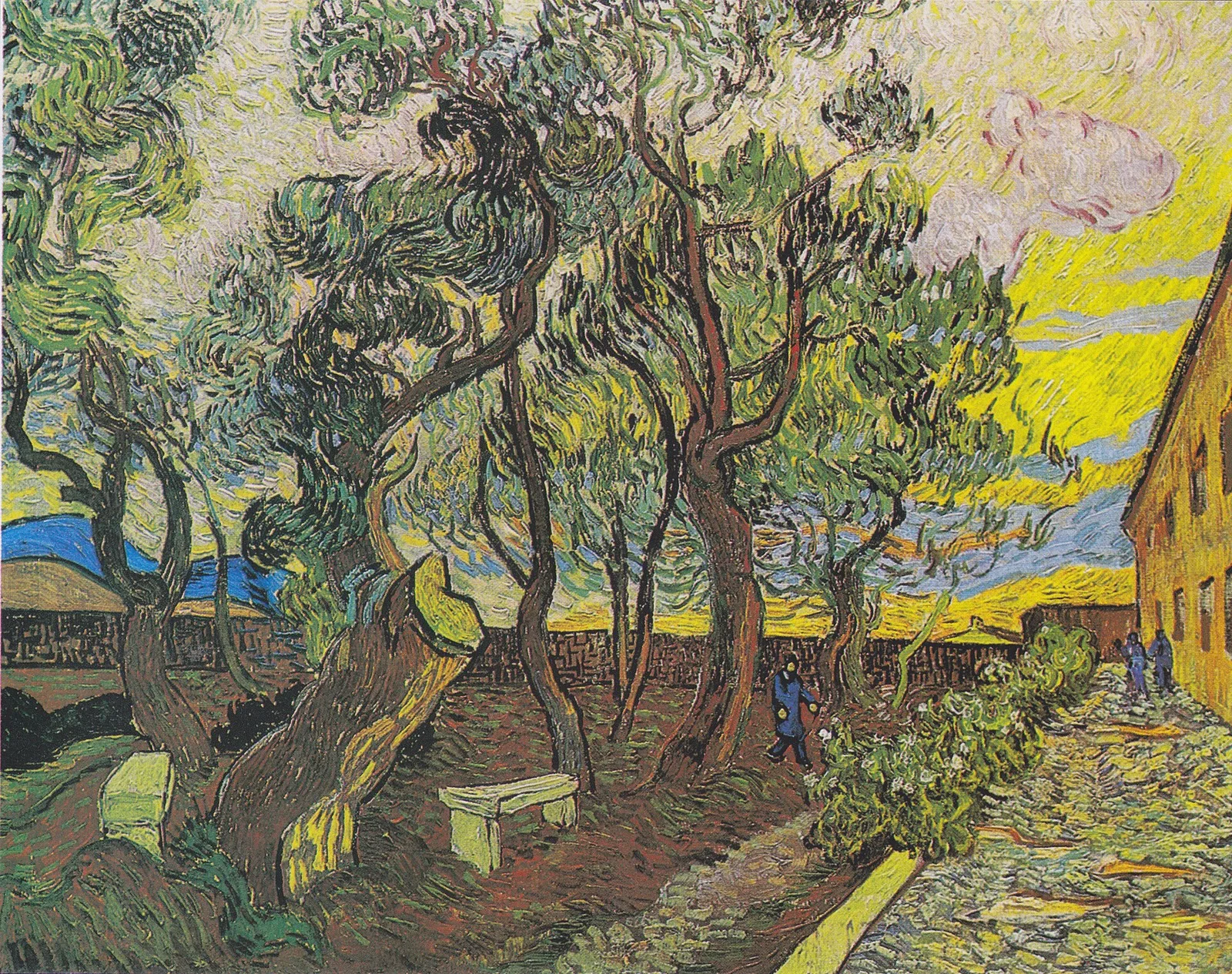 The garden of Saint Paul's hospital