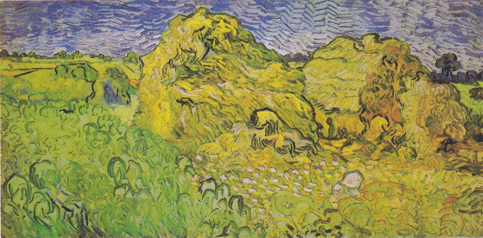 Wheat stacks
