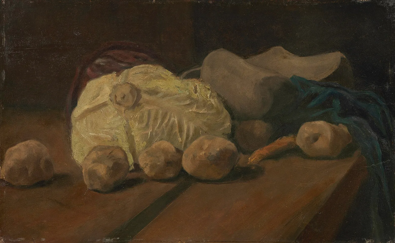 Still life with cabbage