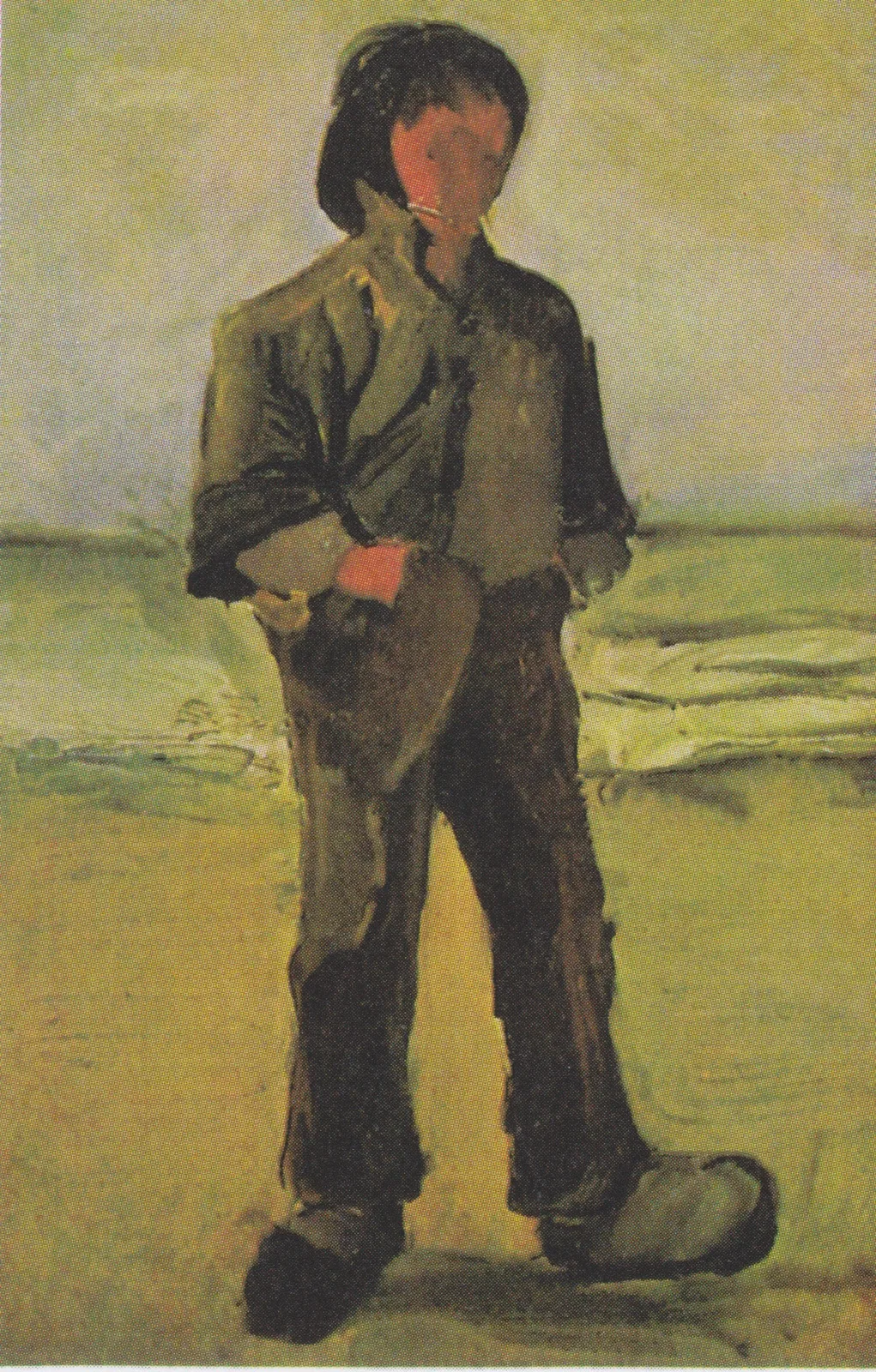 Fisherman on the beach