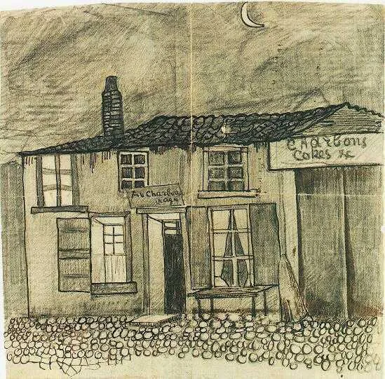 Café 'Au Charbonnage'['at the coal mine] at Laeken