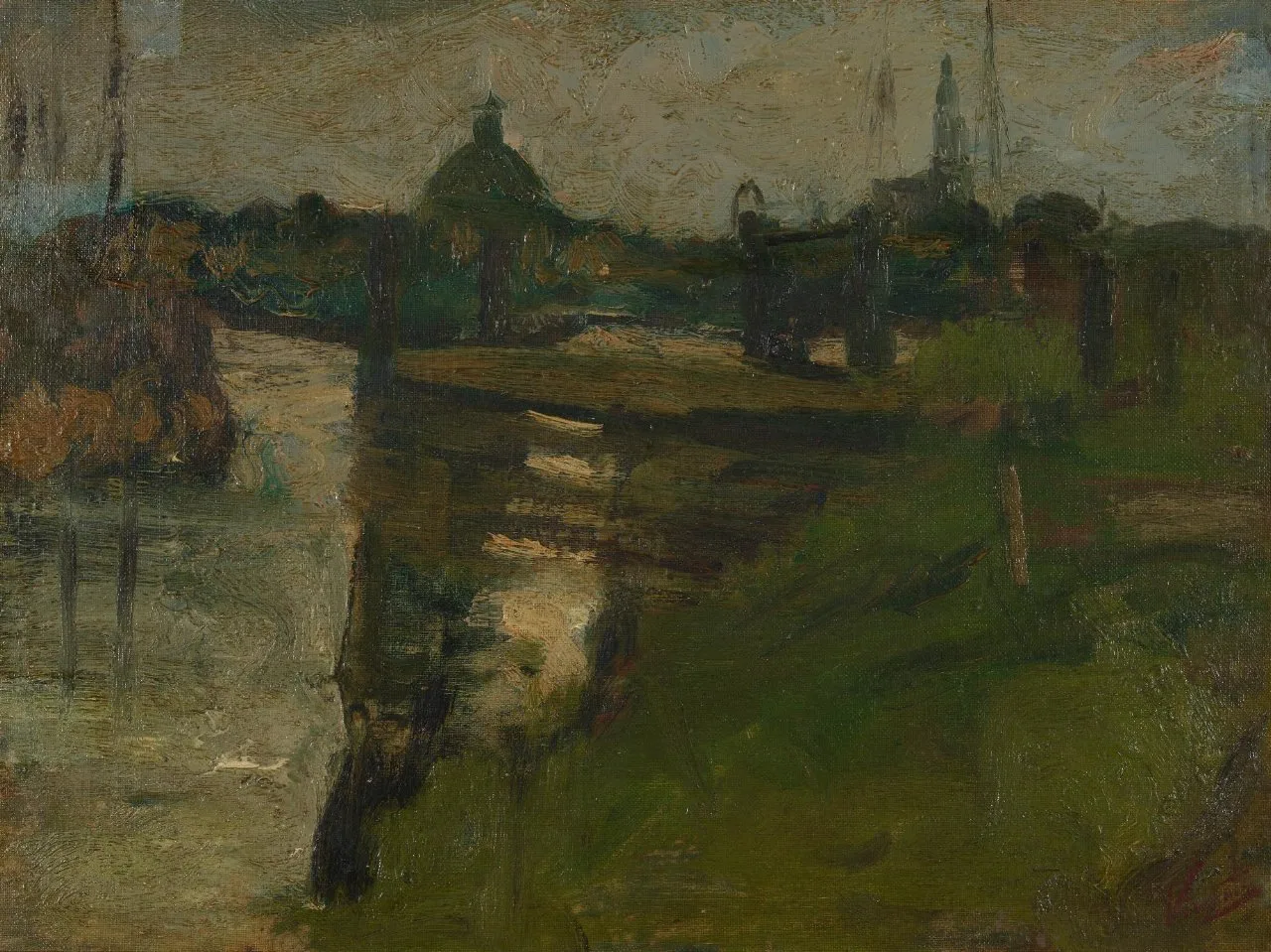 Landing stage at Amsterdam