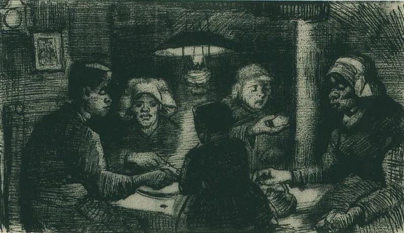 The potato eaters