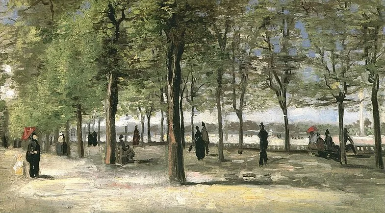 The terrace at the Tuileries
