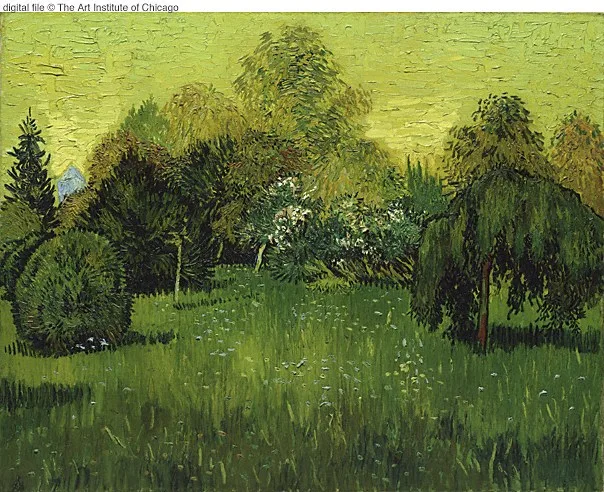 Sunshine in the park: the poet's garden
