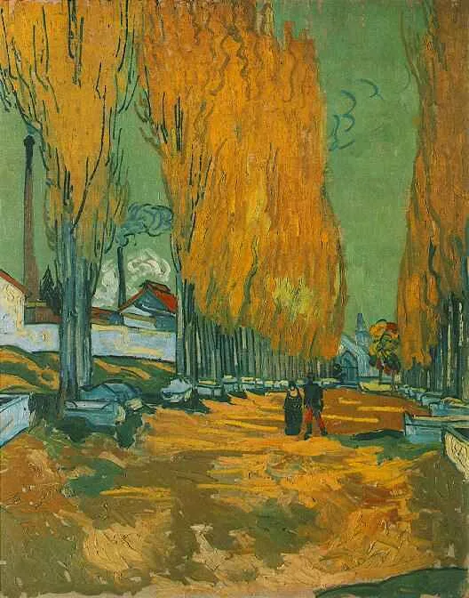 The alley of Les Alyscamps