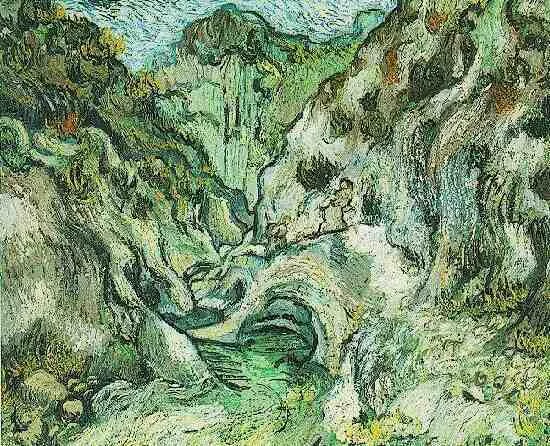 Les Peiroulets: the ravine