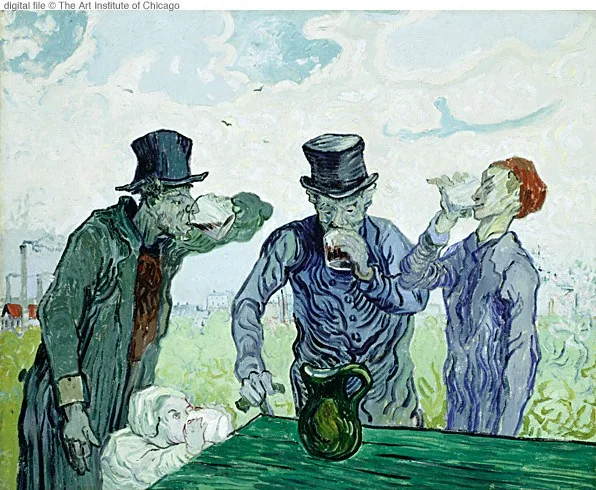 The topers [after Daumier]