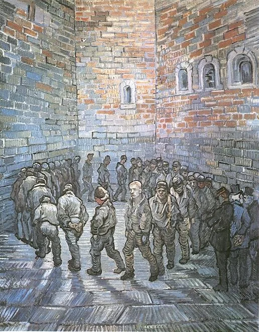 The prison court-yard [after Gustave Doré]