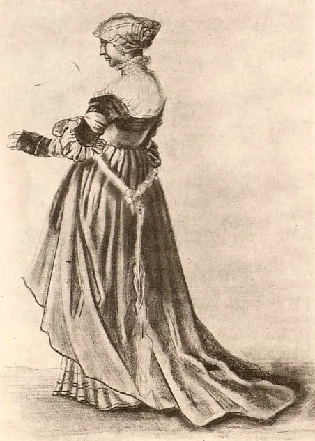 Figure of a woman [after Holbein]