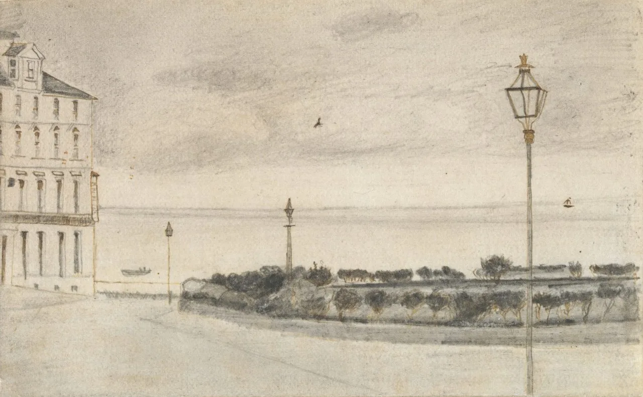 Square at Ramsgate [View fron the window of the boarding school]