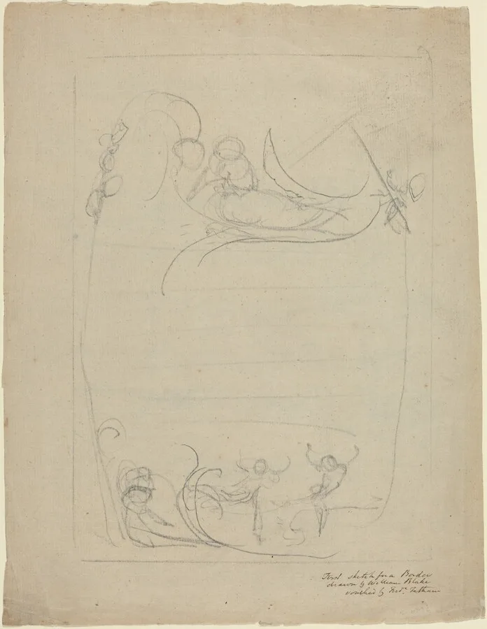 An Armed Man Spurning a Woman [recto]