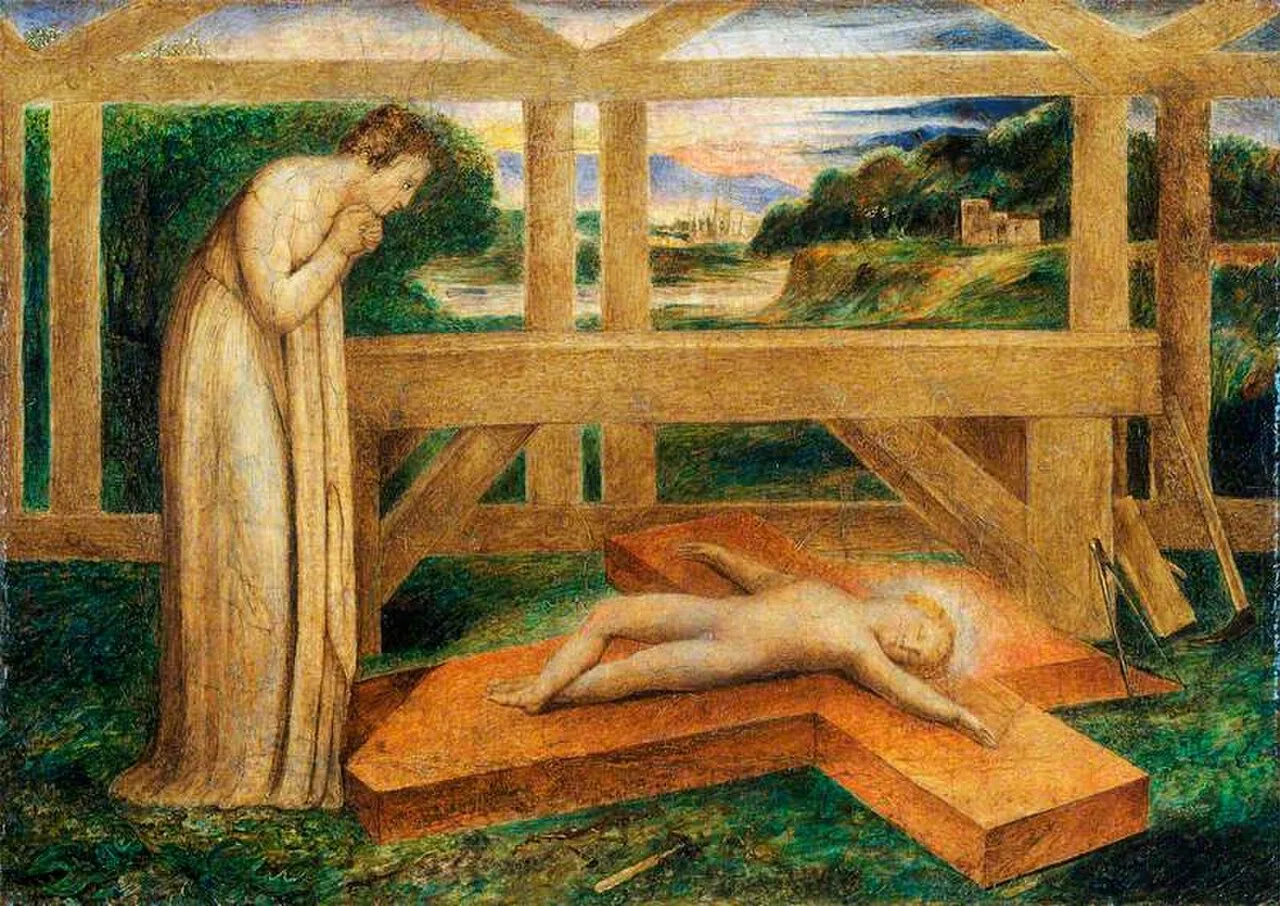 The Christ Child Asleep on the Cross (Our Lady Adoring the Infant Jesus Asleep on the Cross)