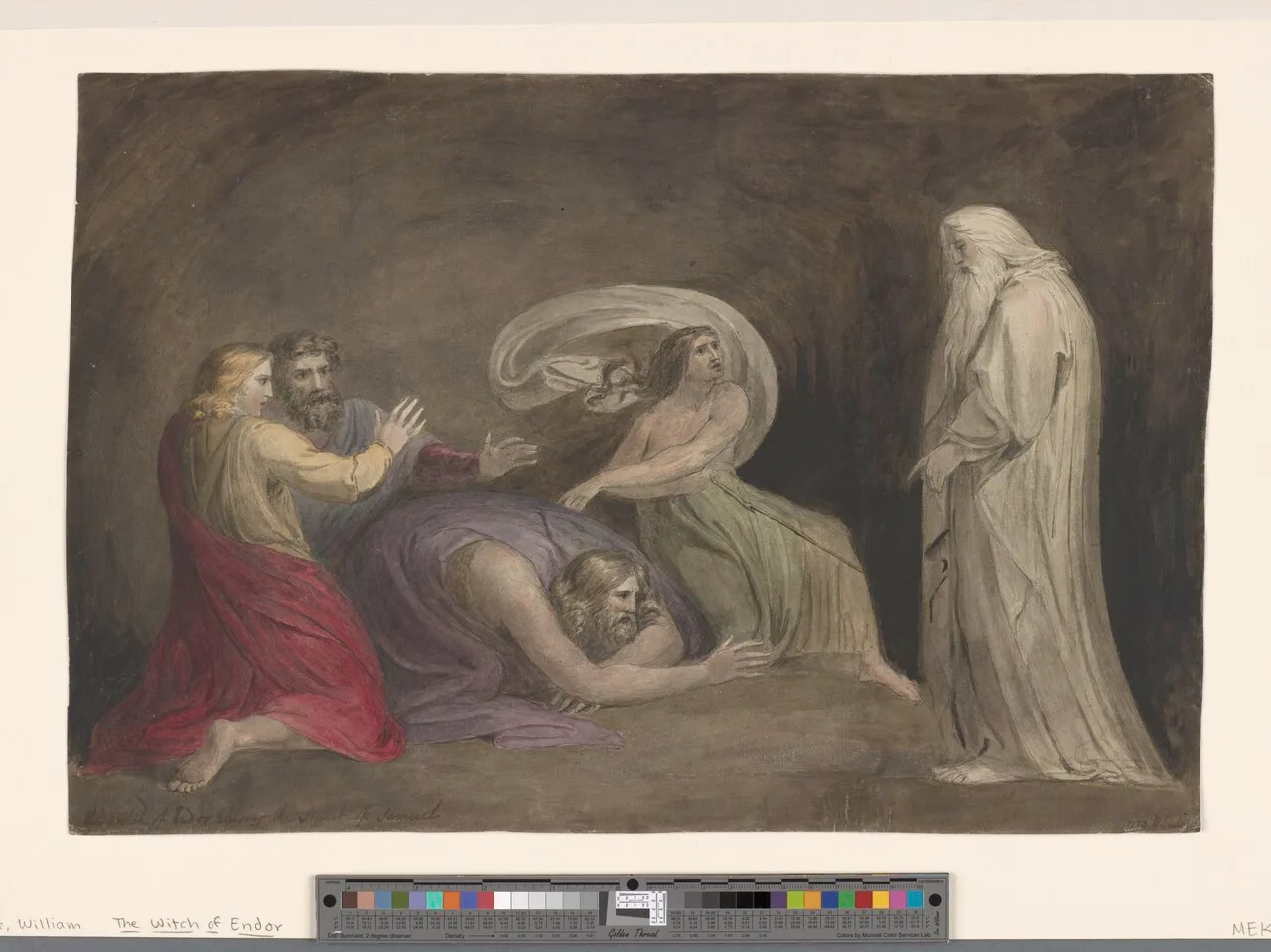 The Witch of Endor raising the Spirit of Samuel