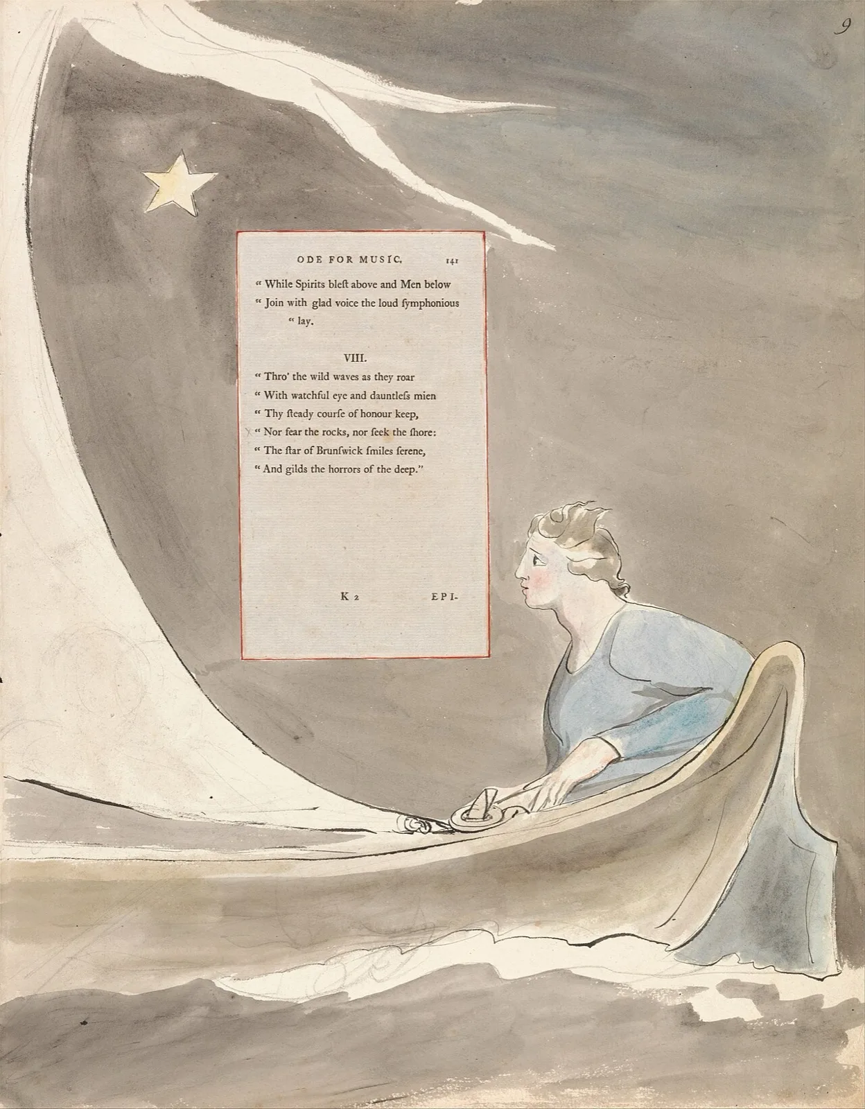 The Poems of Thomas Gray, Design 101, "Ode for Music."
