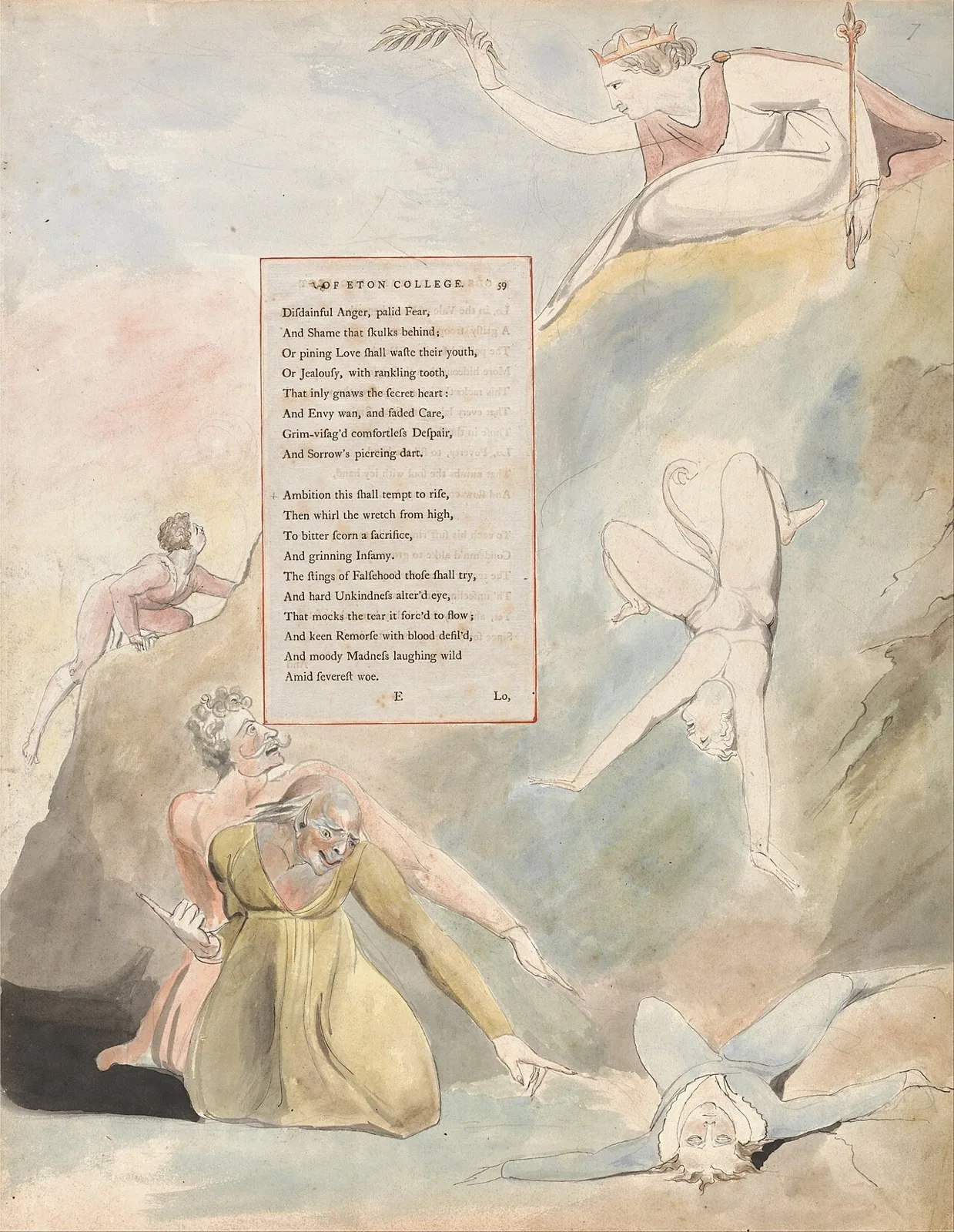 The Poems of Thomas Gray, Design 19, Ode on a Distant Prospect of Eton College.""