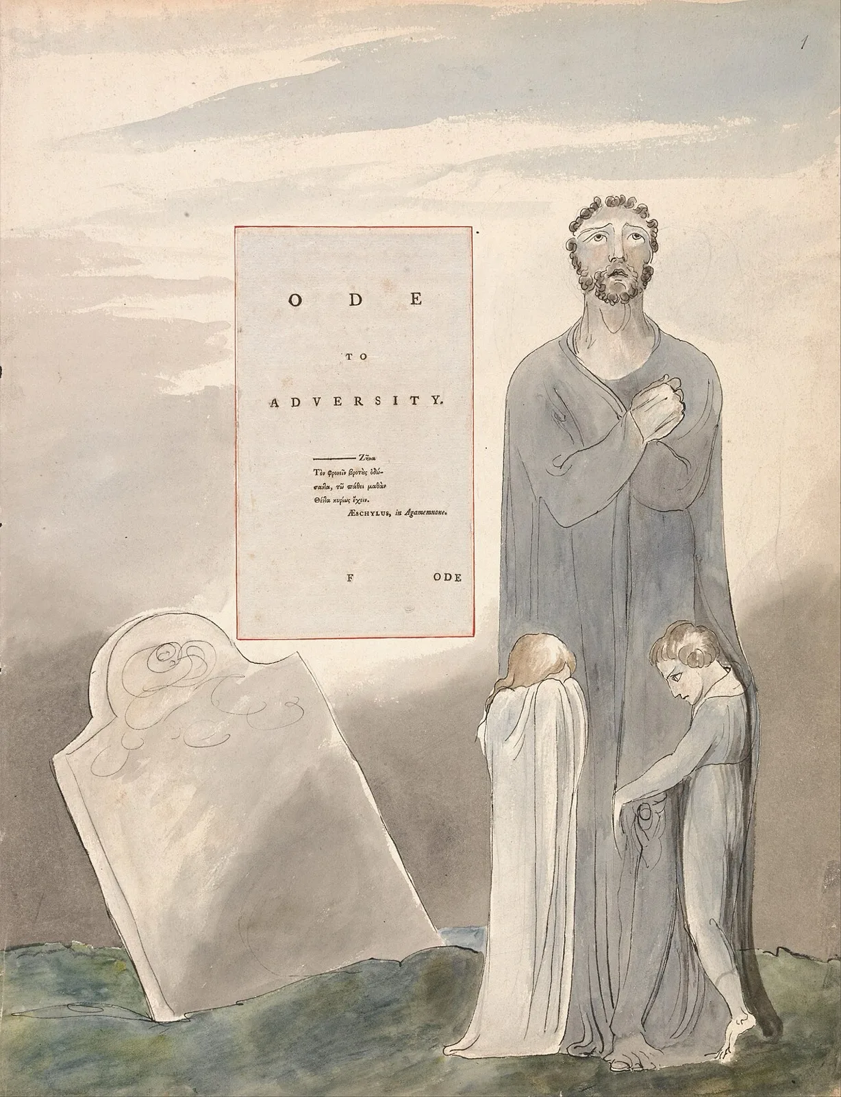 The Poems of Thomas Gray, Design 35, "Ode to Adversity."