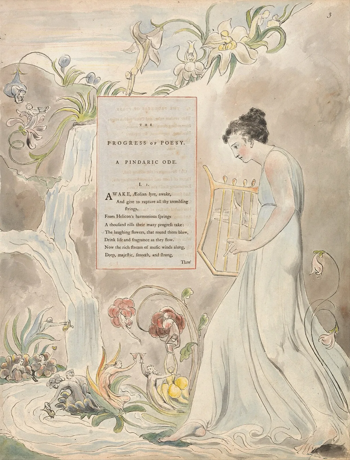 The Poems of Thomas Gray, Design 43, "The Progress of Poesy."