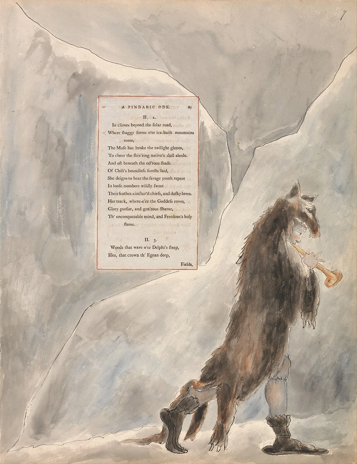 The Poems of Thomas Gray, Design 47, "The Progress of Poesy."