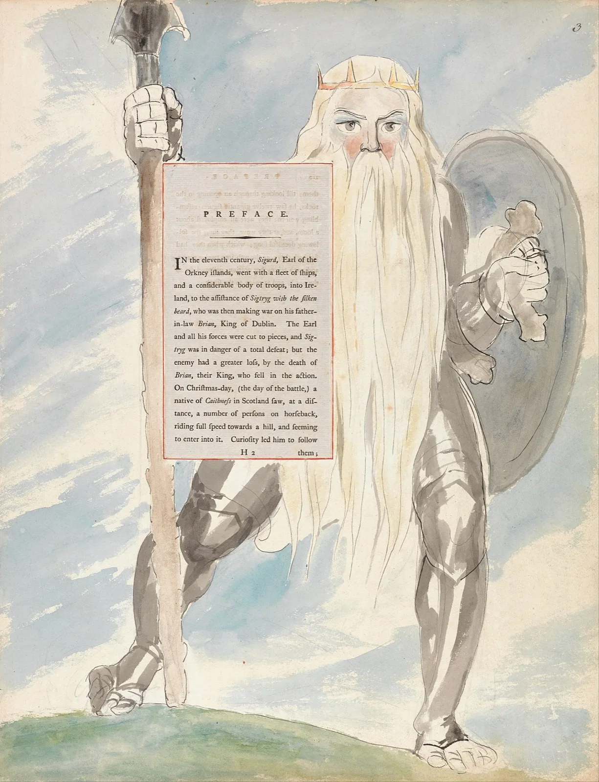 The Poems of Thomas Gray, Design 69, "The Fatal Sisters."