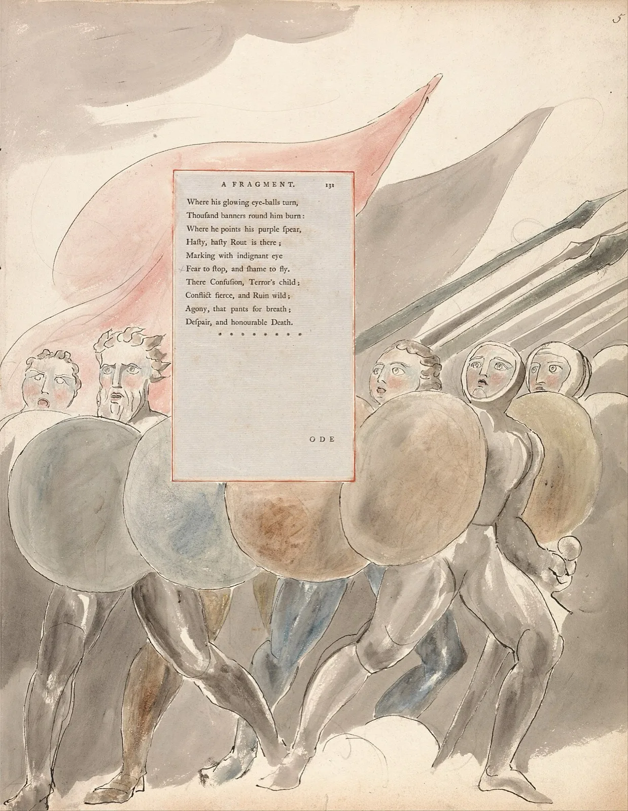 The Poems of Thomas Gray, Design 91, "The Triumphs of Owen."