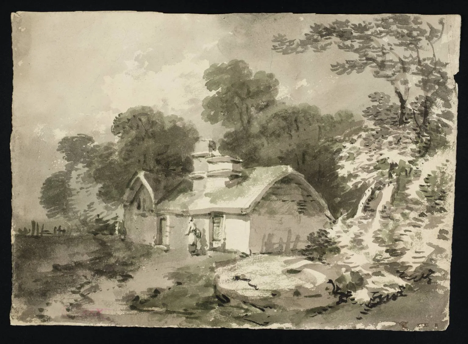 A Cottage among Trees