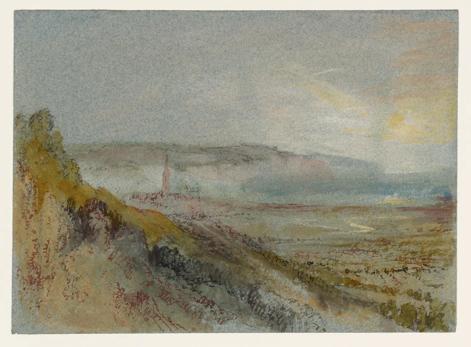 A Distant View of Harfleur from the West