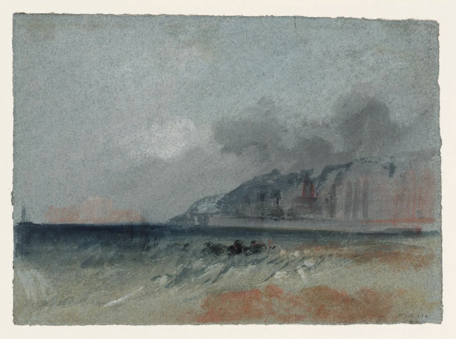 A View Downstream towards Le Havre from near Quillebeuf