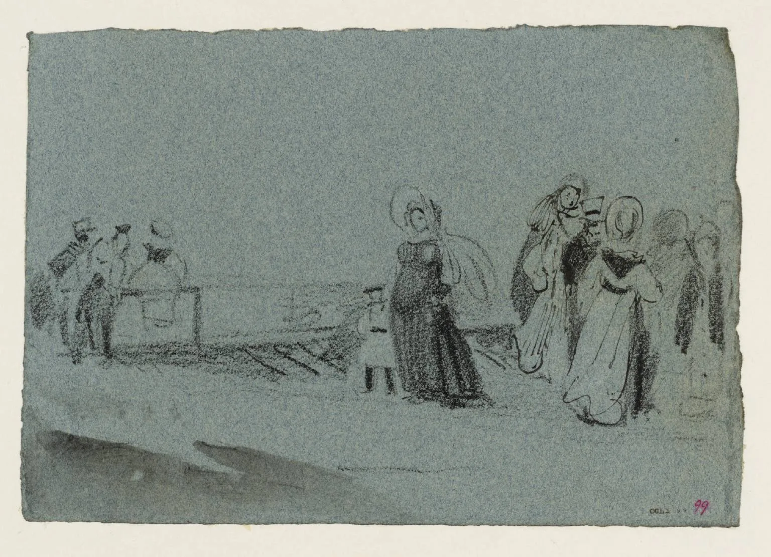 A Group of Figures, Perhaps at Brighton