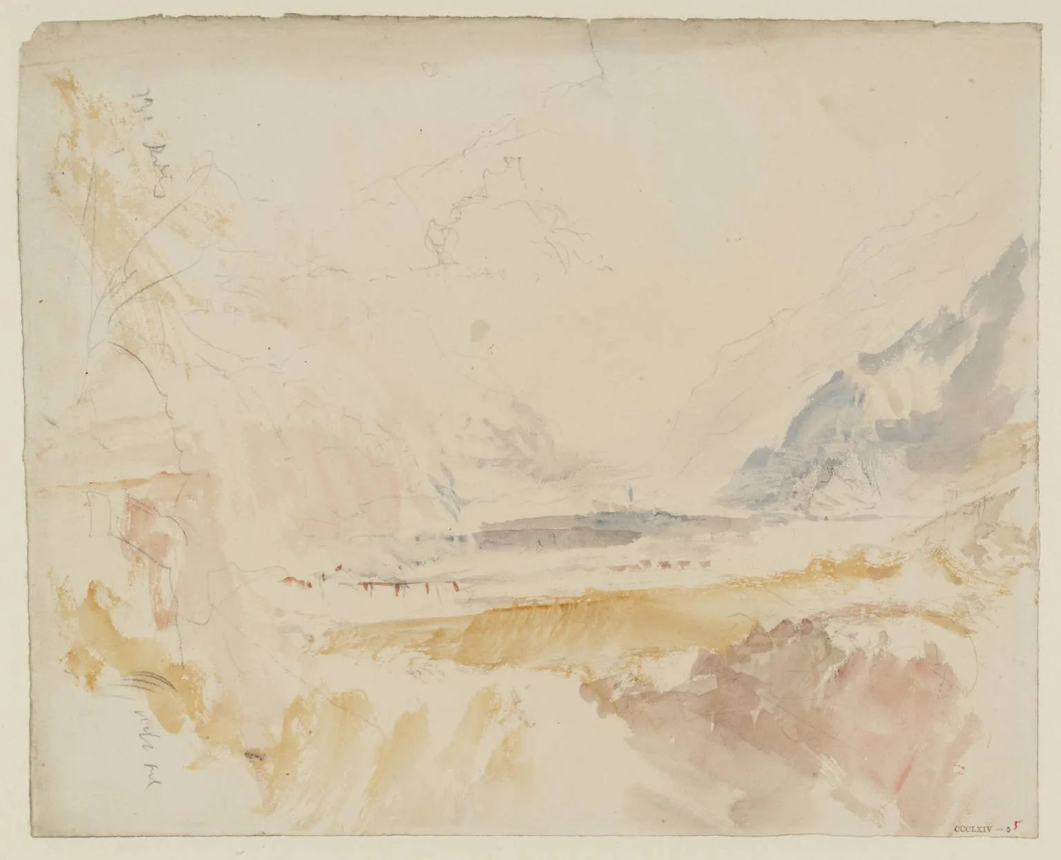 ?Lake, with Mountains