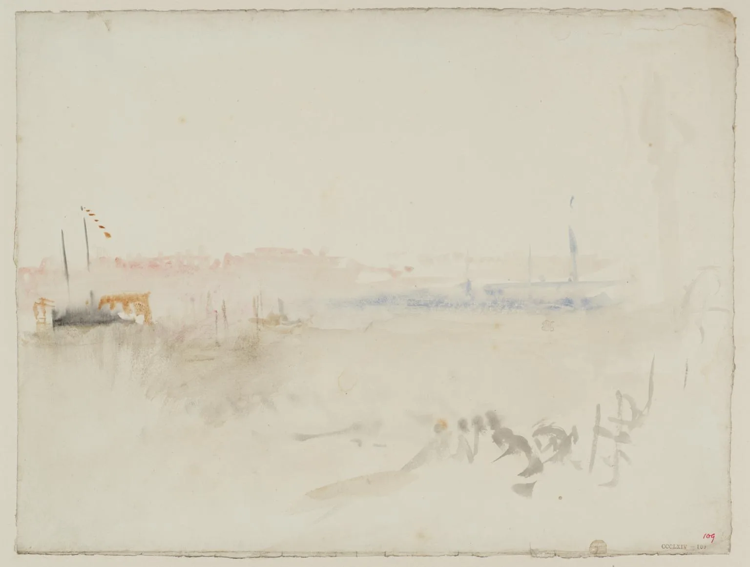 A Harbour with Shipping (No. 2)