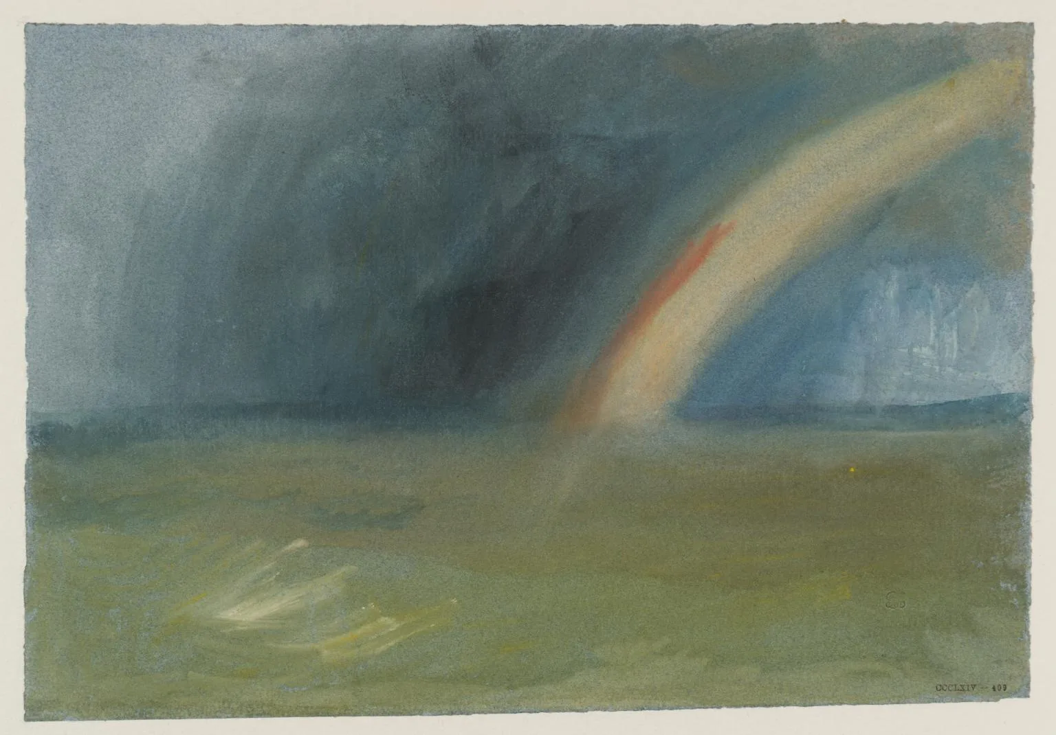 A Rainbow over the Sea