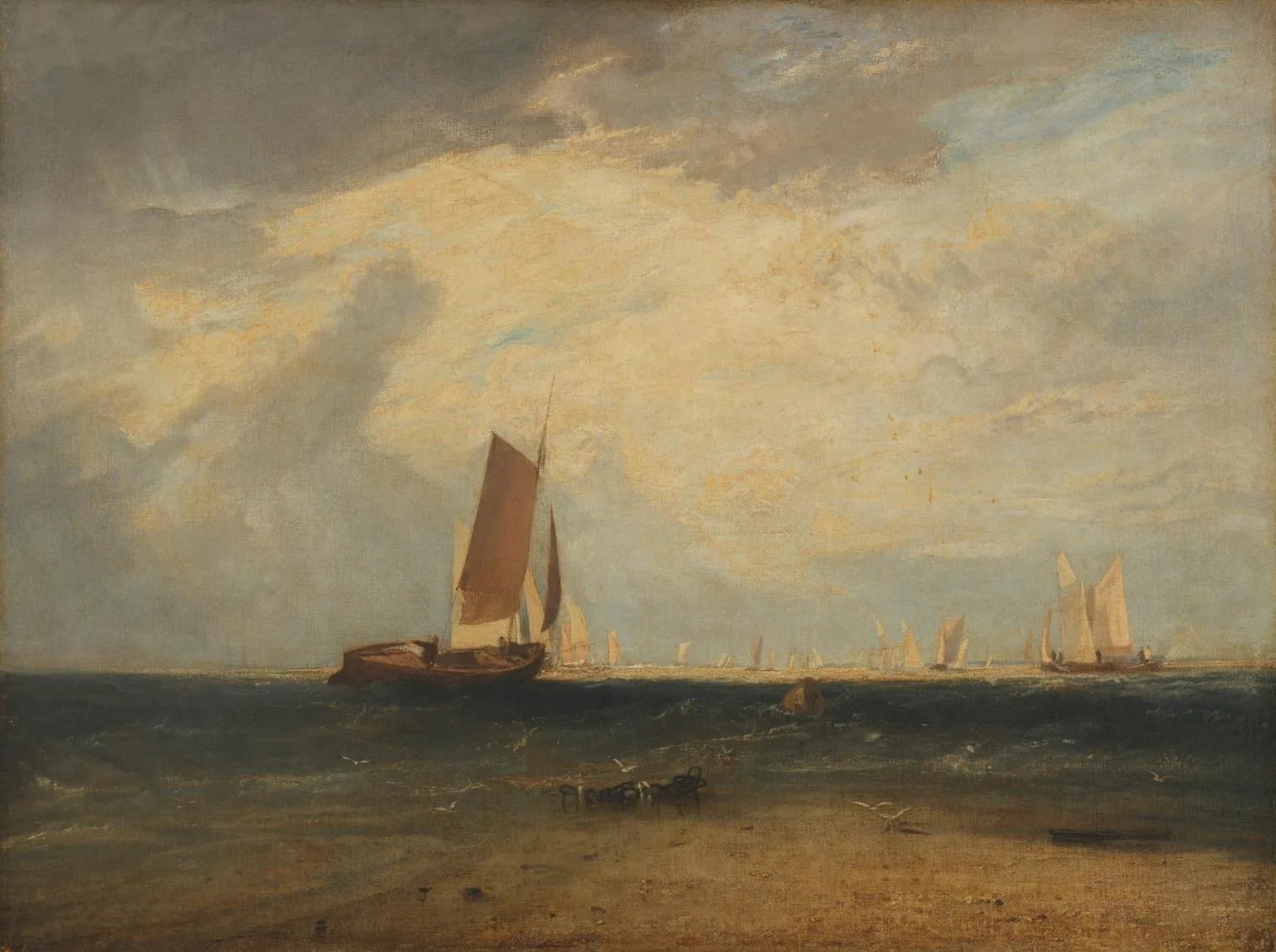 Fishing upon the Blythe-Sand, Tide Setting In