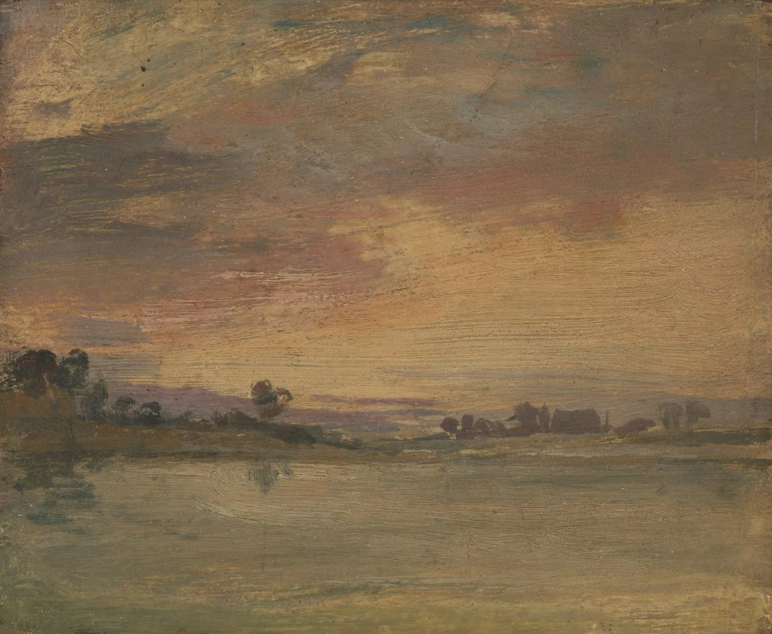 Sunset on the River