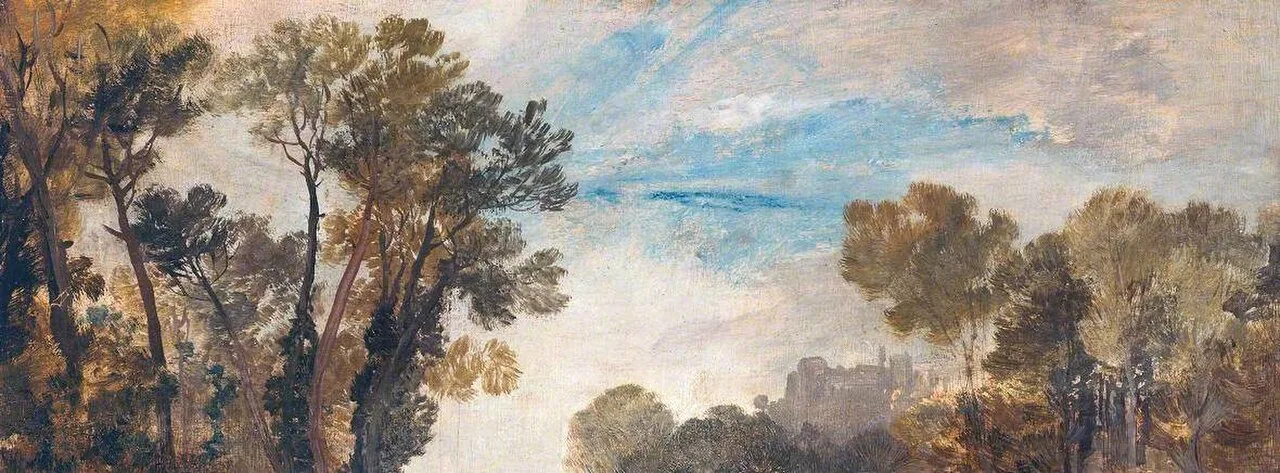 Tree Tops and Sky, Guildford Castle, Evening