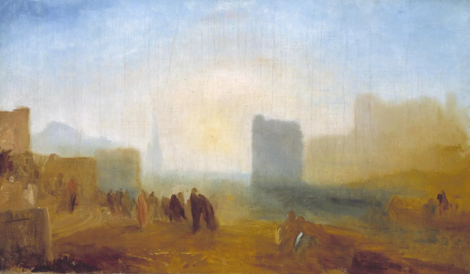 Classical Harbour Scene; possibly based on Le Havre