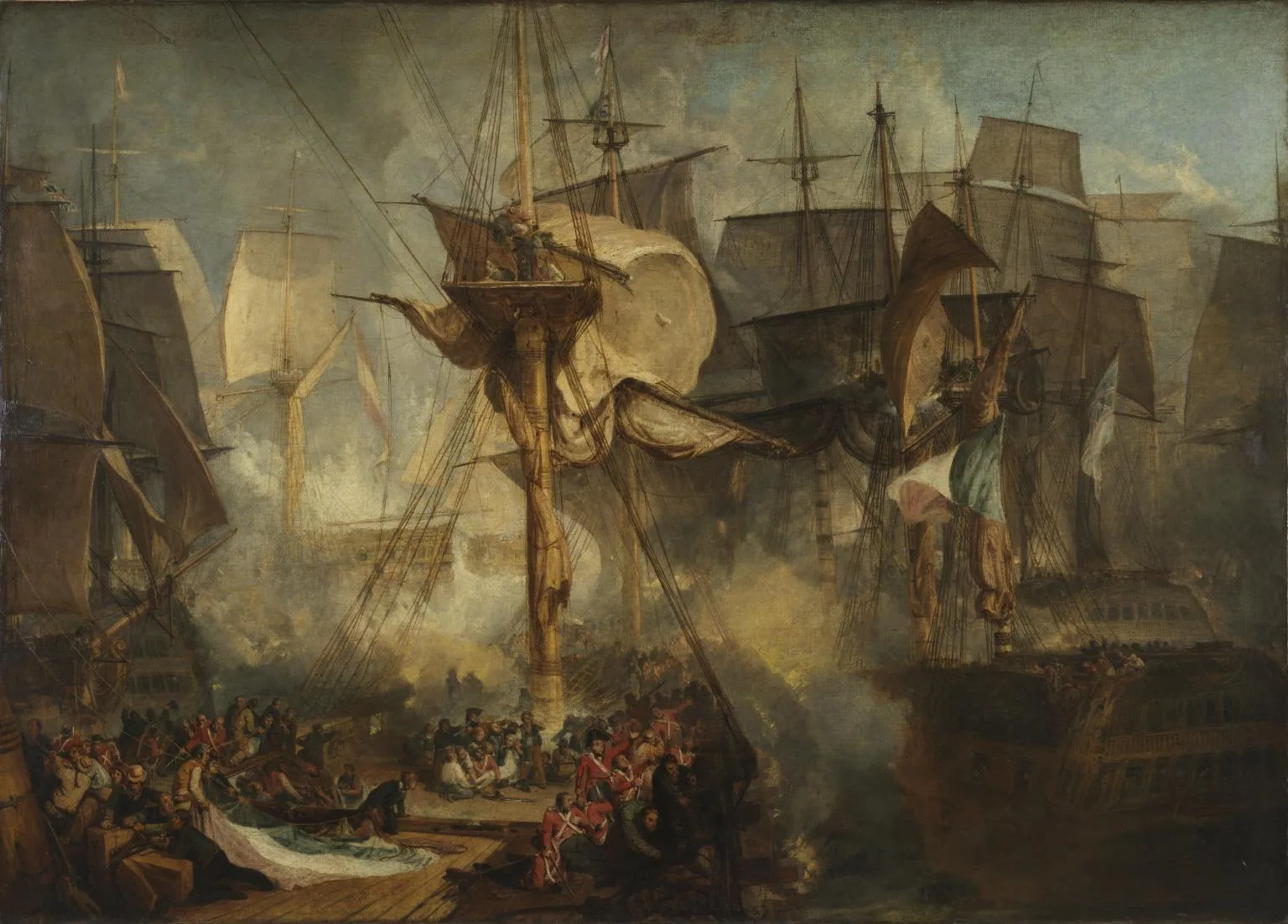 The Battle of Trafalgar, as Seen from the Mizen Starboard Shrouds of the Victory