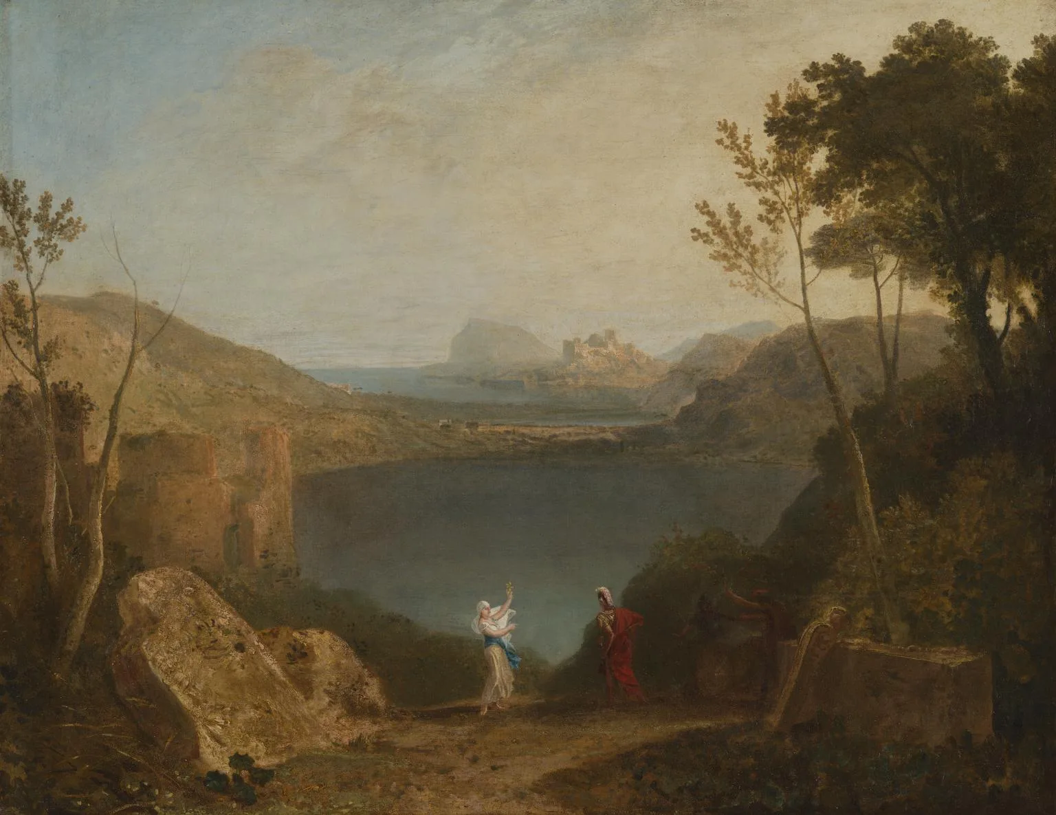 Aeneas and the Sibyl, Lake Avernus