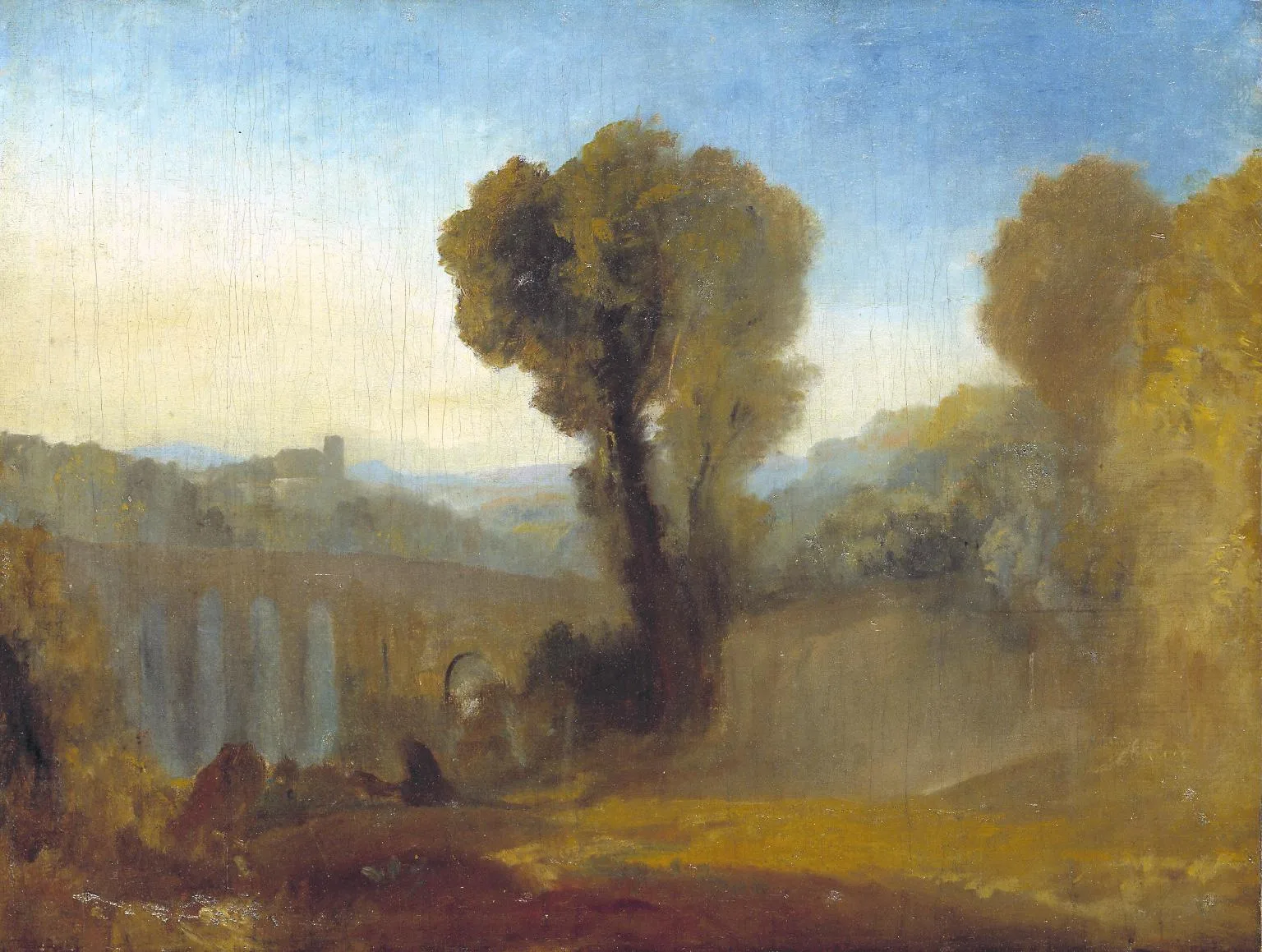 Claudian Composition, possibly Arcueil at Dawn (formerly titled ‘Ariccia: Sunset’)