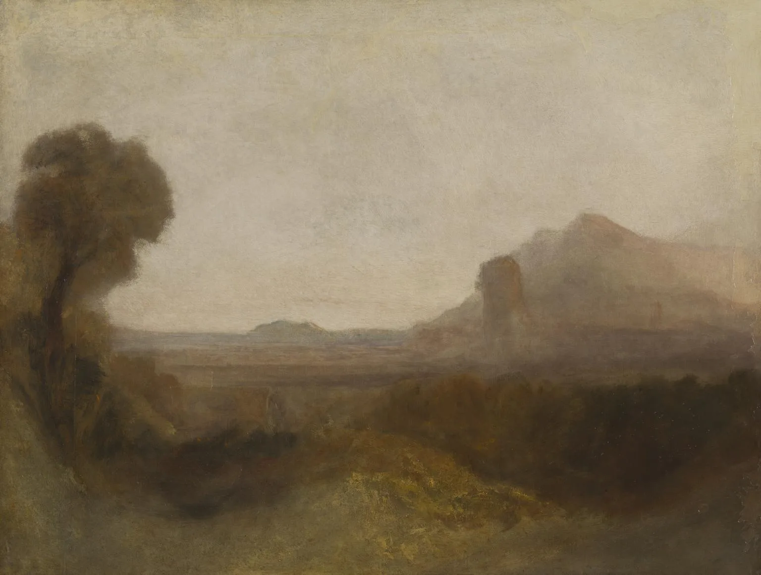 Italian Landscape with a Tower