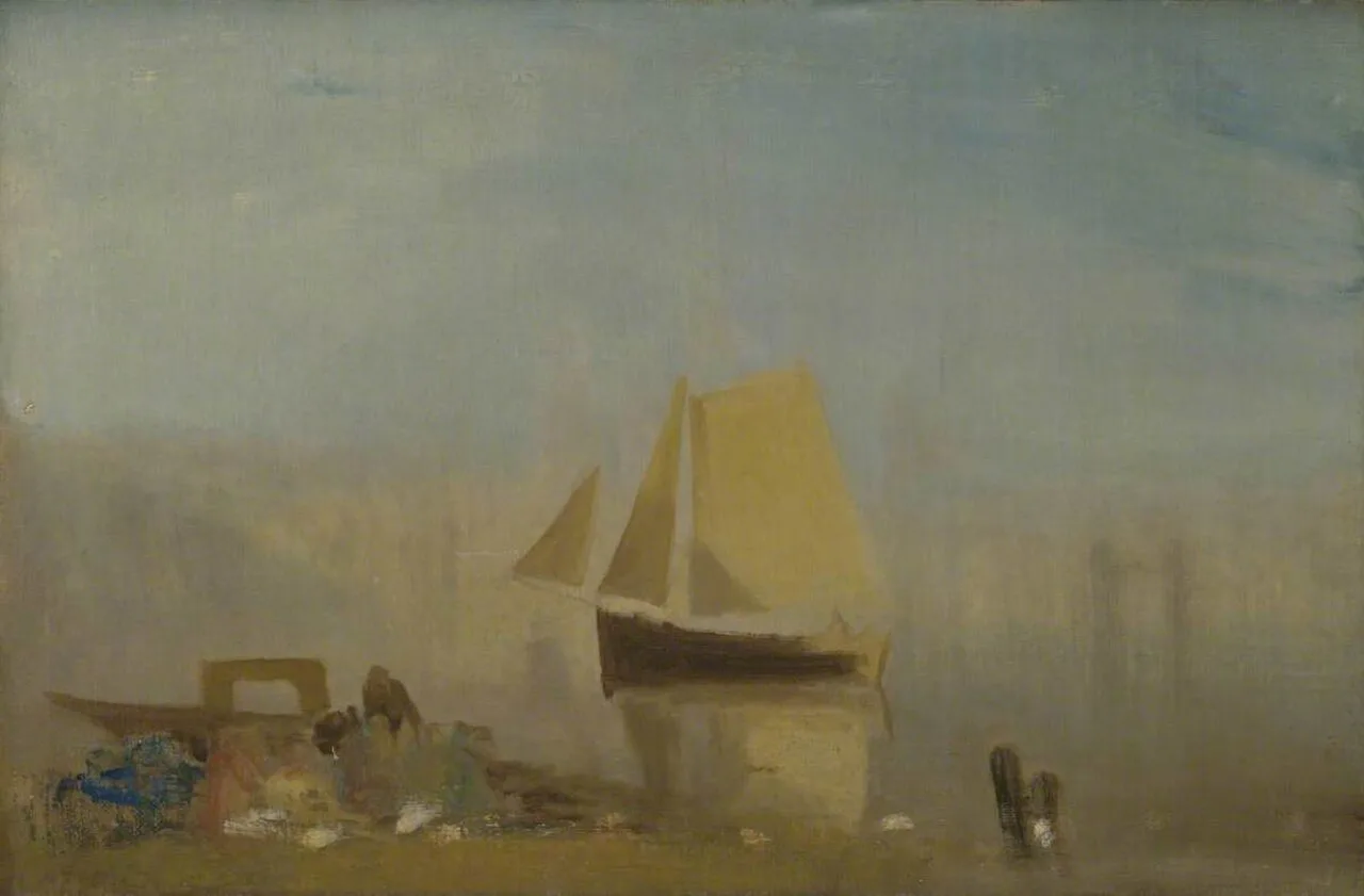 A Sail Boat at Rouen