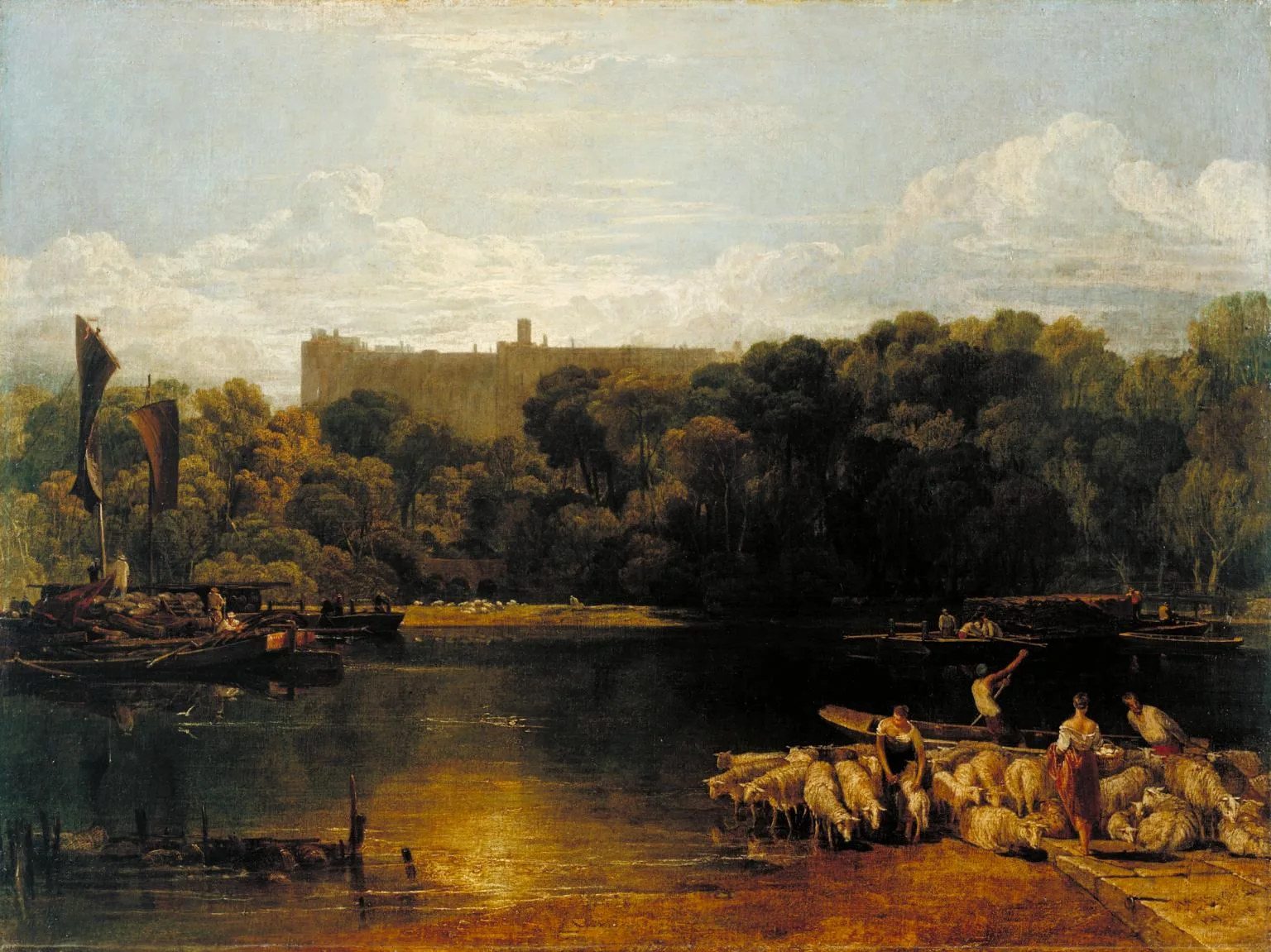 Windsor Castle from the Thames