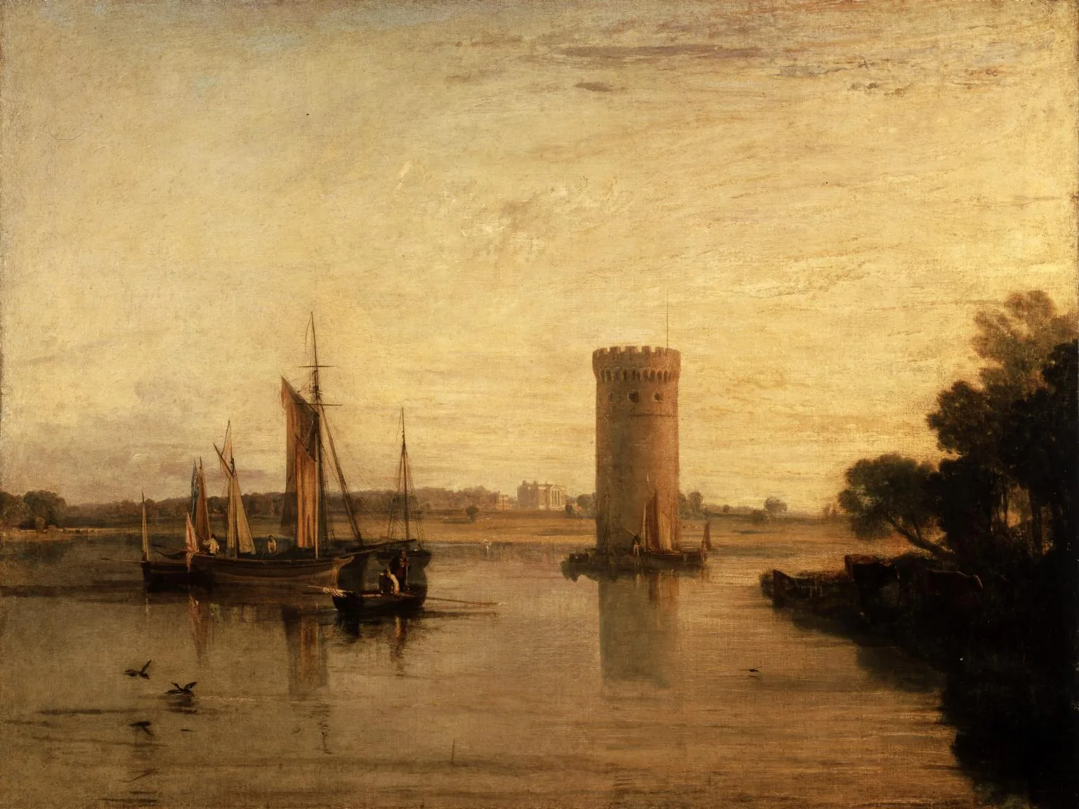 Tabley, Cheshire, the Seat of Sir J.F. Leicester, Bart.: Calm Morning