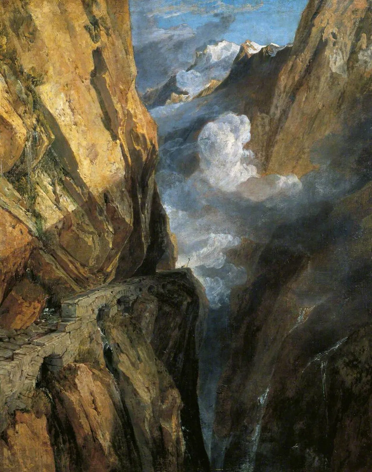 The Pass of Saint Gotthard, Switzerland