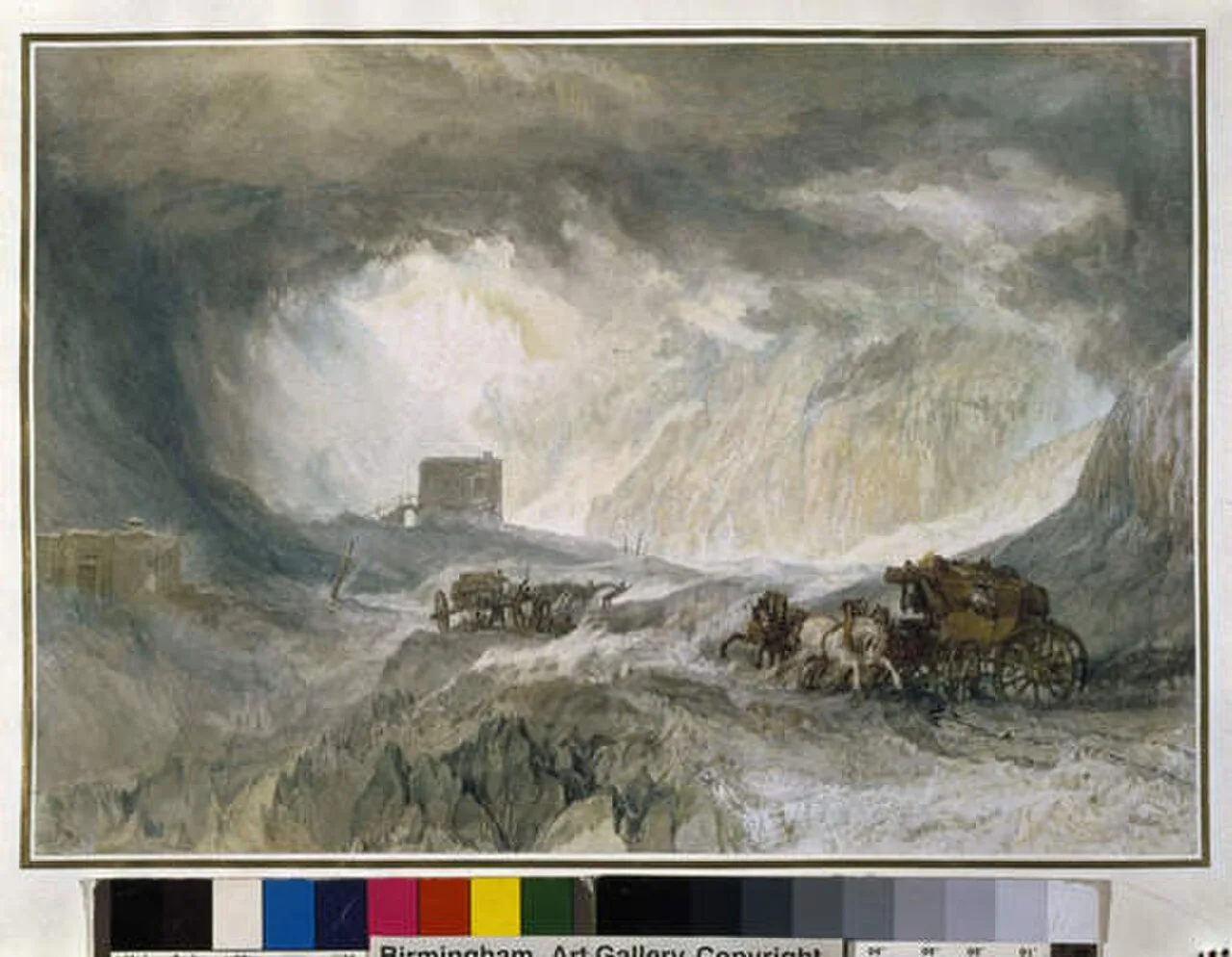 Snowstorm, Mont Cenis